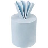 Centrefeed Blue Paper Rolls 2Ply