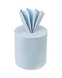Centrefeed Blue Paper Rolls 2Ply